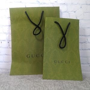 2 Gucci gift bags
